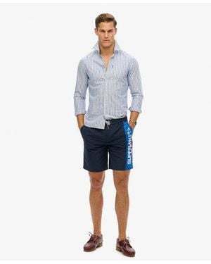 Superdry Sportswear Logo 19 Inch Recycled Boardshorts - Blue
