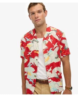 Superdry The Merchant Store - Hawaiian Shirt - Red
