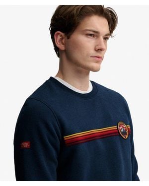 Superdry & Co Outdoor Stripe Logo Relaxed Sweatshirt - Blue