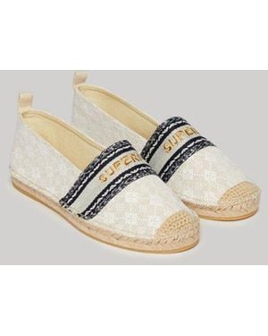 Superdry & Co Canvas Espadrille Overlay Shoes - Metallic