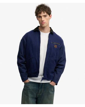 Superdry & Co Carhartt Reworked Collared Jacket - Blue