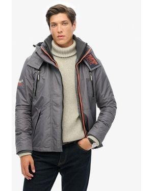 Superdry & Co Classic Embroidered Mountain Sd Windcheater Jacket - Grey