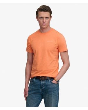 Superdry Essential Company Logo Embroidered T-shirt - Orange