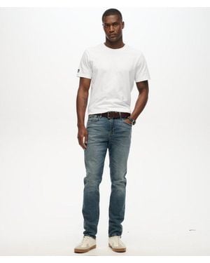 Superdry & Co The Merchant Store - Organic Slim Jeans - White
