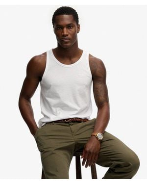Superdry Unbrushed Essential Logo Vest - Grey