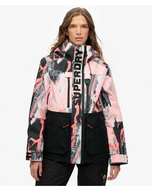 Superdry Ultimate Freestyle Ski Jacket - Red