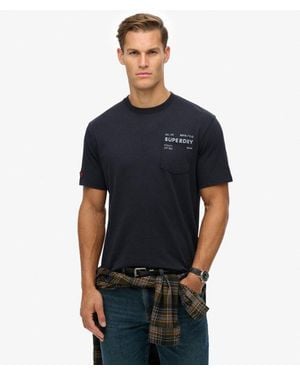 Superdry Utility Loose T-shirt - Blue