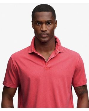 Superdry & Co Essential Jersey Polo Shirt - Pink