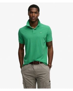 Superdry & Co Classic Pique Polo Shirt - Green