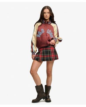Superdry & Co Mini Pleated Skort - Red
