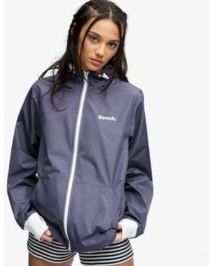 Superdry Bench X & Co Bench Hooded Shell Zip Jacket - Blue