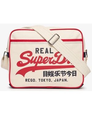 Superdry Retro Alumni Messenger Bag - Red