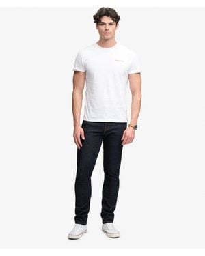 Superdry & Co Organic Cotton Vintage Slim Jeans - White
