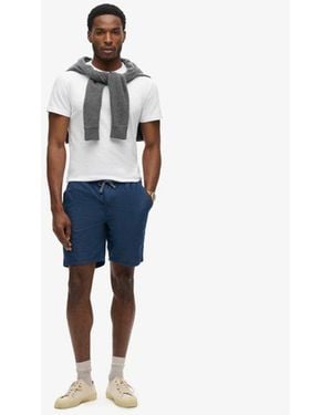 Superdry & Co Indigo Bermuda Shorts - Blue