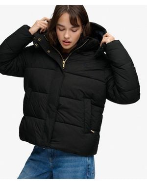 Superdry & Co Premium Ripstop Puffer Jacket - Black