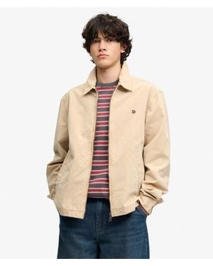 Superdry & Co Lightweight Preppy Harrington Jacket - Natural