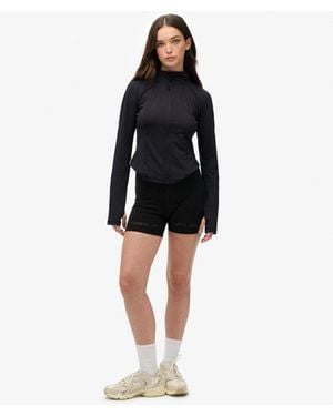 Superdry & Co Active Tech Cycle Shorts - Black