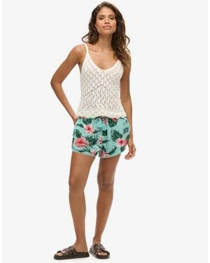 Superdry & Co Beach Shorts - Blue