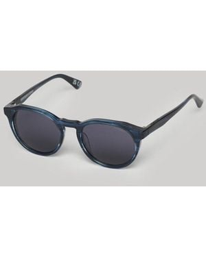 Superdry Classic Brand Print Sdr Orlando Sunglasses - Blue