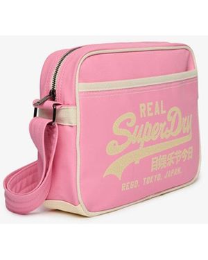 Superdry & Co Mini Alumni Crossbody Bag - Pink