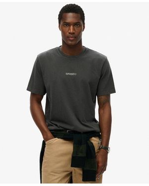 Superdry & Co Micro Logo T-shirt - Black