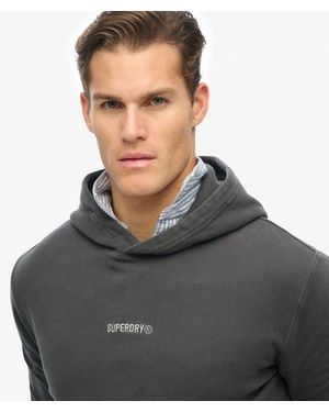Superdry & Co Micro Logo Hoodie - Black