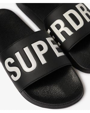 Superdry & Co Pool Sliders - Black