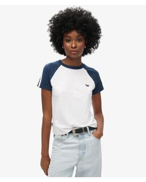 Superdry & Co Essential Logo Retro T-shirt - White