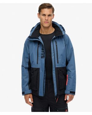 Superdry & Co Ultimate Freestyle Ski Jacket - Blue