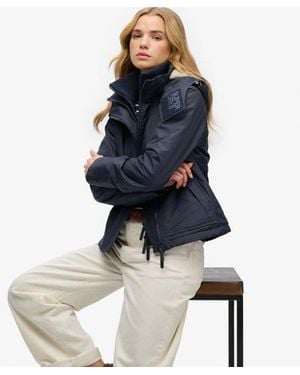 Superdry Hooded Artic Windcheater Jacket - Blue