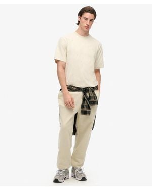 Superdry Blank Oversized joggers - Natural