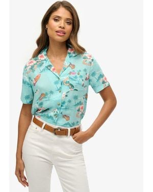 Superdry Beach Resort Shirt - Blue
