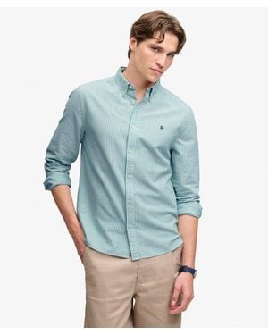 Superdry & Co Classic Oxford Long Sleeve Shirt - Blue