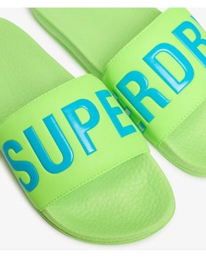 Superdry & Co Pool Sliders - Green