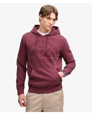 Superdry & Co Outdoor Icon Hoodie - Red