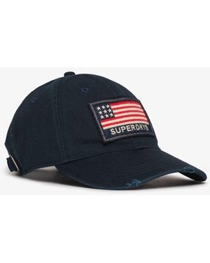 Superdry & Co Patched Baseball Cap - Blue