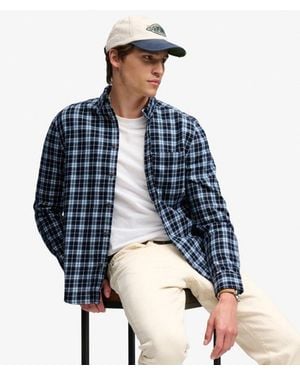 Superdry & Co Long Sleeve Cotton Lumberjack Shirt - Blue