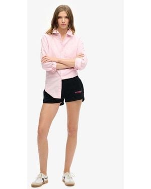 Superdry & Co Sportswear Logo Racer Shorts - Pink