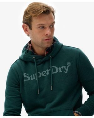 Superdry Homme Sweat À Capuche New York Venue Taille - Vert