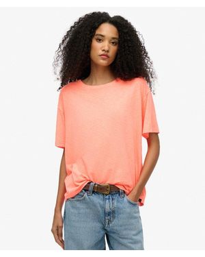 Superdry Studios Dropped Shoulder T-shirt - Orange