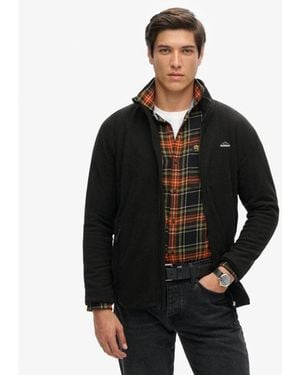 Superdry & Co Polar Fleece Full Zip - Black