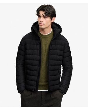 Superdry & Co Hooded Fuji Midweight Padded Jacket - Black