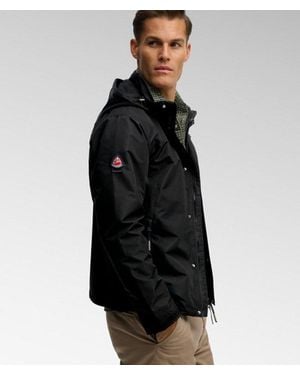 Superdry & Co Hooded Shell Jacket - Black