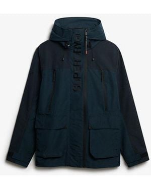 Superdry & Co Colour Block Windbreaker Jacket - Blue