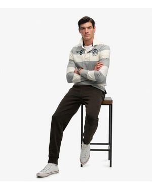 Superdry & Co Essential Logo Half Brushed sweatpants - White