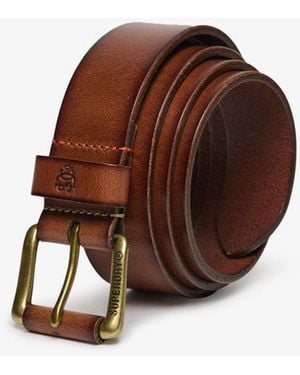 Superdry & Co Classic Leather Belt - Brown