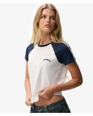Superdry & Co Essential Logo Retro T-shirt - White