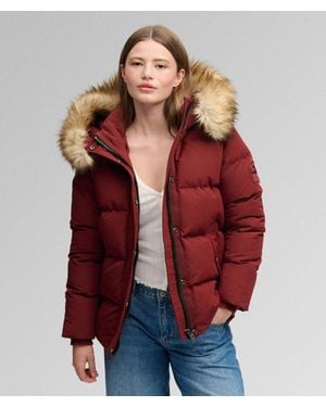 Superdry & Co Everest Classic Puffer Jacket - Red