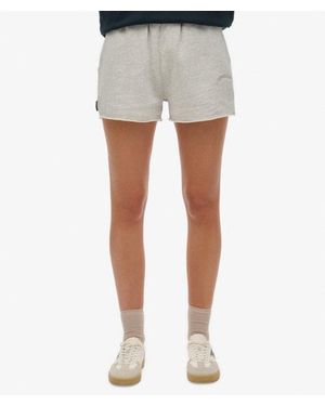 Superdry & Co Essential Logo Garment Dye Shorts - Grey