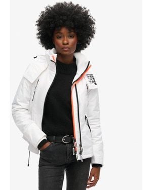 Superdry Mountain Sd-windcheater Jacket - White